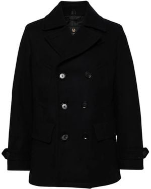 Belstaff Double-Breasted Coat - Black
