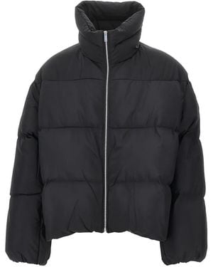 Studio Nicholson Doudoune Zippée À Col Montant - Black