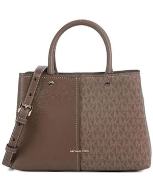 Michael Kors モノグラム ハンドバッグ - ブラウン