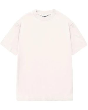 Rigards Camiseta Con Cuello Redondo - Rosa
