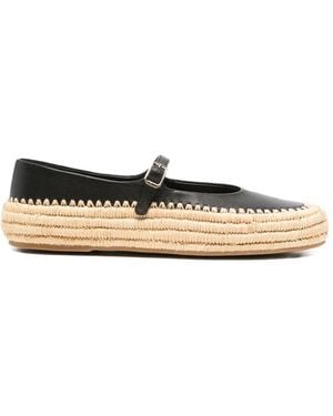 Paloma Barceló Olimpia Buckle-Strap Espadrilles - White