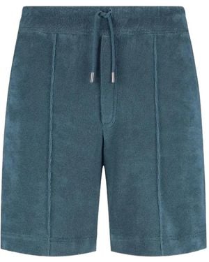 Aurélien Leisure Drawstring Shorts - Blue