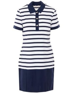 Liu Jo Striped Mini Dress - Blue