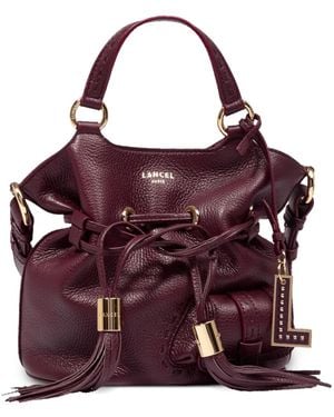 Lancel Small Premier Flirt Drawstring Tassel-Detail Tote Bag - Purple