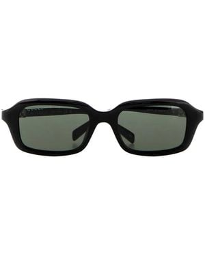Gucci Rectangular Frame Sunglasses - Black