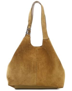 Coccinelle Ring-Embellished Tote Bag - Natural