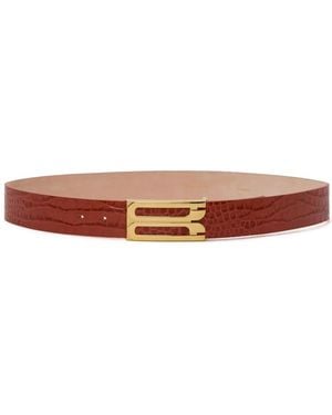 Victoria Beckham Jumbo Frame ベルト - ブラウン
