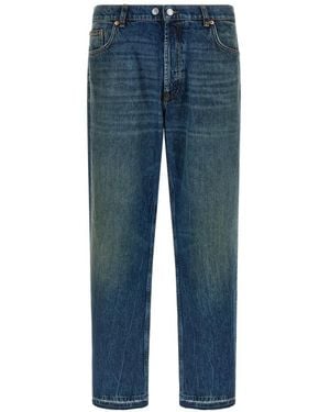 Department 5 Musso Cotton Wide-Leg Jeans - Blue