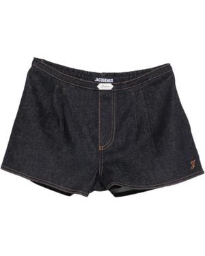 Jacquemus Le Short Denim Shorts - Black