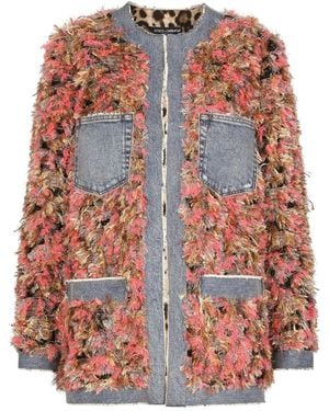 Dolce & Gabbana ドルチェ&ガッバーナ エコファー ジャケット - ピンク