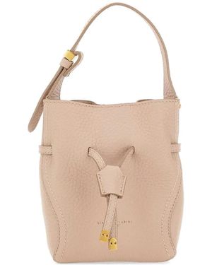 Gianni Chiarini Sienna Leather Bucket Bag - White