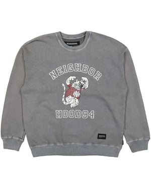 【NEIGHBORHOOD】SAVAG スウェットシャツ ロゴ ユニセックス セール】 ロゴ刺繍スウェット【ユニセックスサイズ】（ベージュ