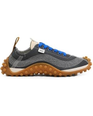 Ami Paris Mesh Mirage Trainers - Blue