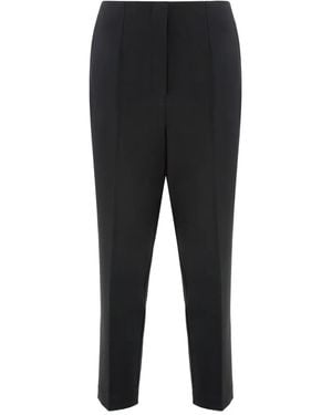 Calvin Klein プリーツ クロップドパンツ - ブラック