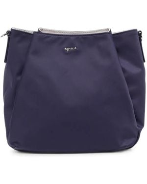 agnès b. Origami Tote Bag - Blue