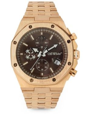 Off-White c/o Virgil Abloh High Frequency Chrono Armbanduhr 42Mm - Natur