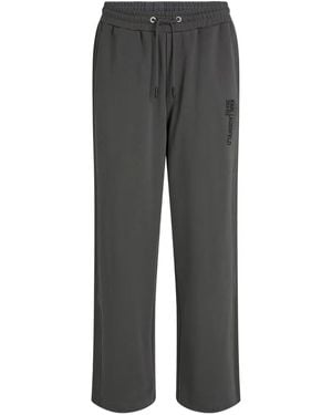 KARL LAGERFELD Drawstring Track Trousers - Grey