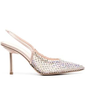 Le Silla Gilda Slingback Court Shoes - White