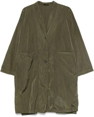 Transit Crinkled Coat - Green