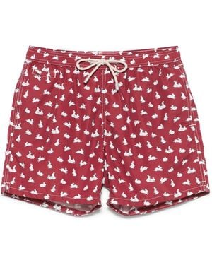 Mc2 Saint Barth Lightning Micro Fantasy Badeshorts - Rot