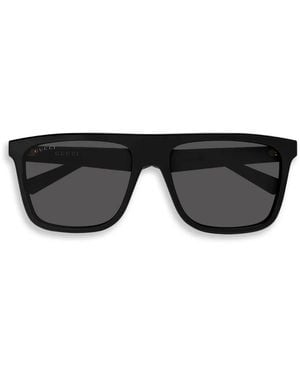 Gucci Sonnenbrille Mit Eckigem Gestell - Schwarz