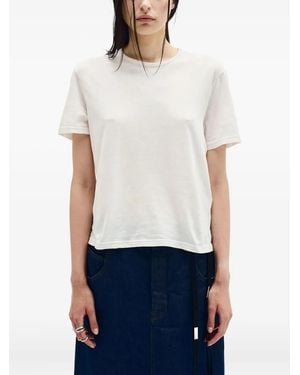 Ann Demeulemeester Fanie October And The Eyes T-Shirt - Weiß