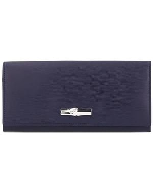 Longchamp Roseau Wallet - ブルー