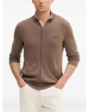 Guess Zip-up cardigan - Braun