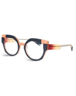 Face A Face Bocca Chance 1 Bril Met Geometrisch Montuur - Wit