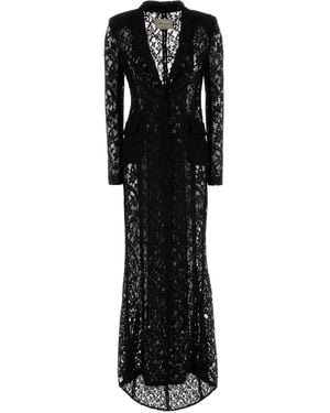 Blumarine V-neck Dress - Black