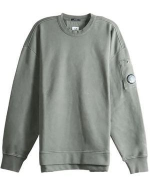C.P. Company Lens-Detail Sweatshirt - Grey
