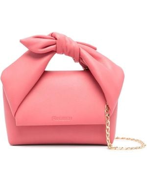 JW Anderson Bow Twister Mini-Tasche - Pink