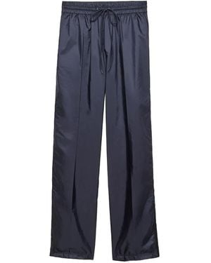 Prada Pantalones con cinturilla elástica - Azul