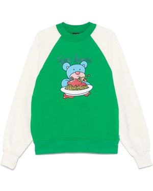 INBETWEENERS Sudadera Con Estampado Gráfico - Verde