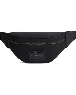 Tommy Hilfiger Logo-Patch Belt Bag - Black