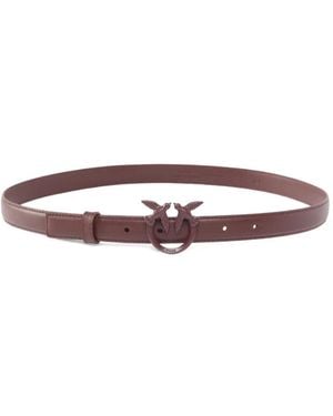 Pinko Love Birds Buckled Belt - Red