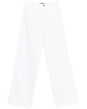 Kiton Jean À Passants De Ceinture - White