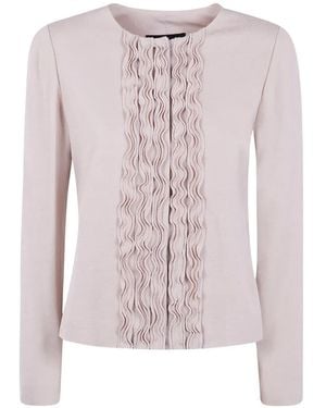 Emporio Armani Ruffled Jacket - Pink