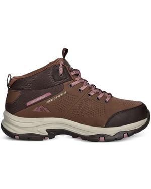 Skechers Baskets Trail Destination À Lacets - Brown