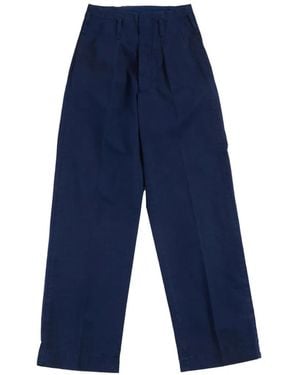 Fortela Fiona Pleat Trousers - Blue