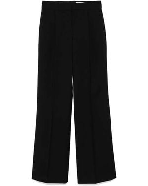McQueen Pleat-Detail Trousers - Black