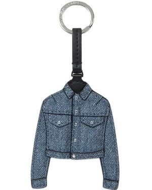 KARL LAGERFELD Denim Jacket Keychain - Blue