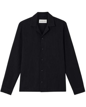 Frescobol Carioca Safra Knitted Wool Shirt - Black
