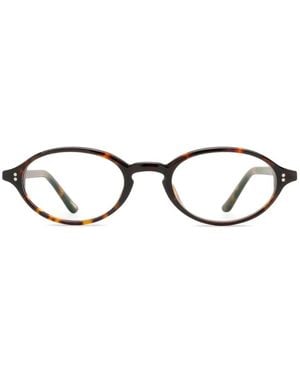 Chimi Lex Bril Met Rond Montuur En Schildpadschild-Effect - Bruin