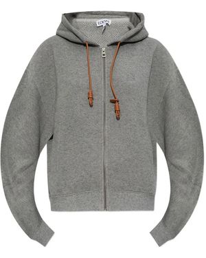 Loewe ジップアップ スウェットパーカー - グレー