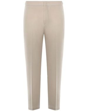 BE ABLE Pleated Welt Trousers - Natural