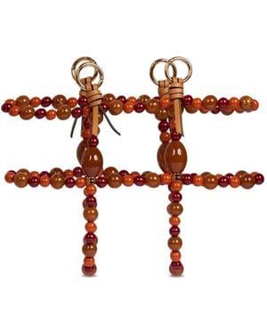 Etro Handtasche Mit Murmelgitter - Orange