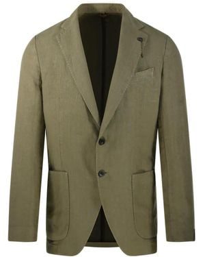 Santaniello Single-Breasted Blazer - Green