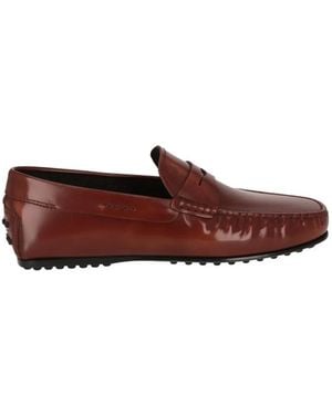 Tod's Gommino Leather Loafers - Brown