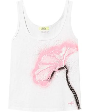 Twinset Floral-Print Tank Top - Pink